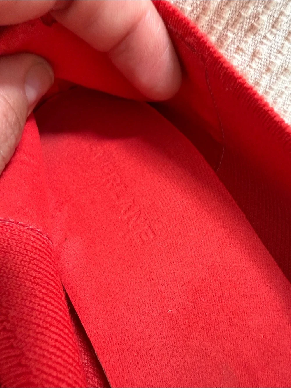 Everlane Red Knit Ballet Flats - Picture 3 of 5